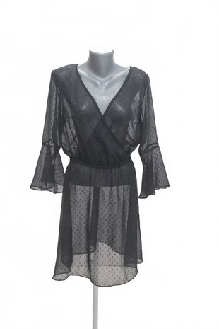 Dámske šaty Divided, farba čierna, veľkosť 42