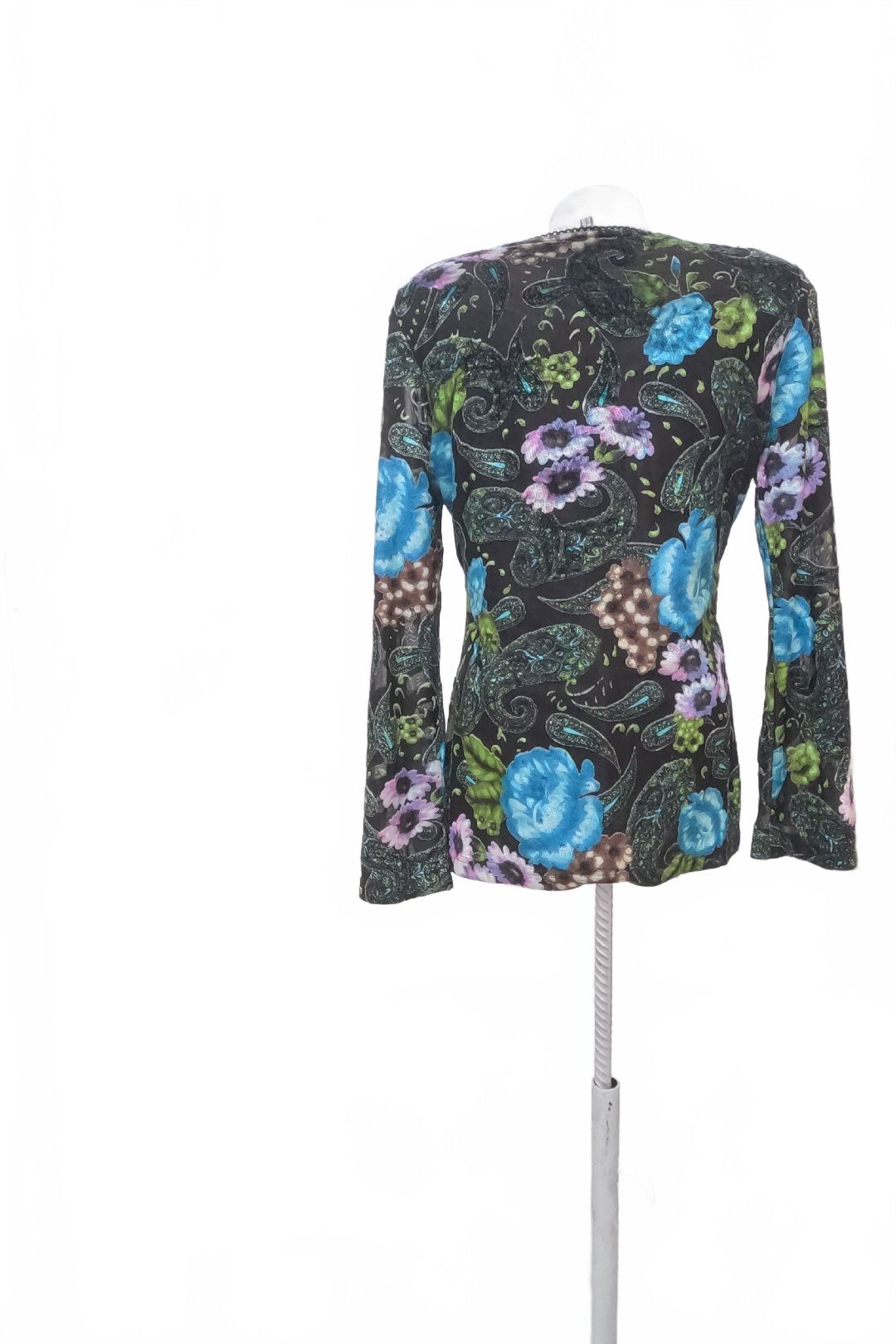 Dámske tričko Street One bez potlače, farba kvetovaná, veľkosť 42