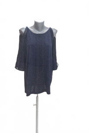 Dámská halenka Janina, barva modrá, velikost XL