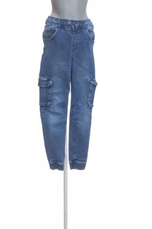 Chlapecké kalhoty F&F, barva denim, velikost 14-15 r