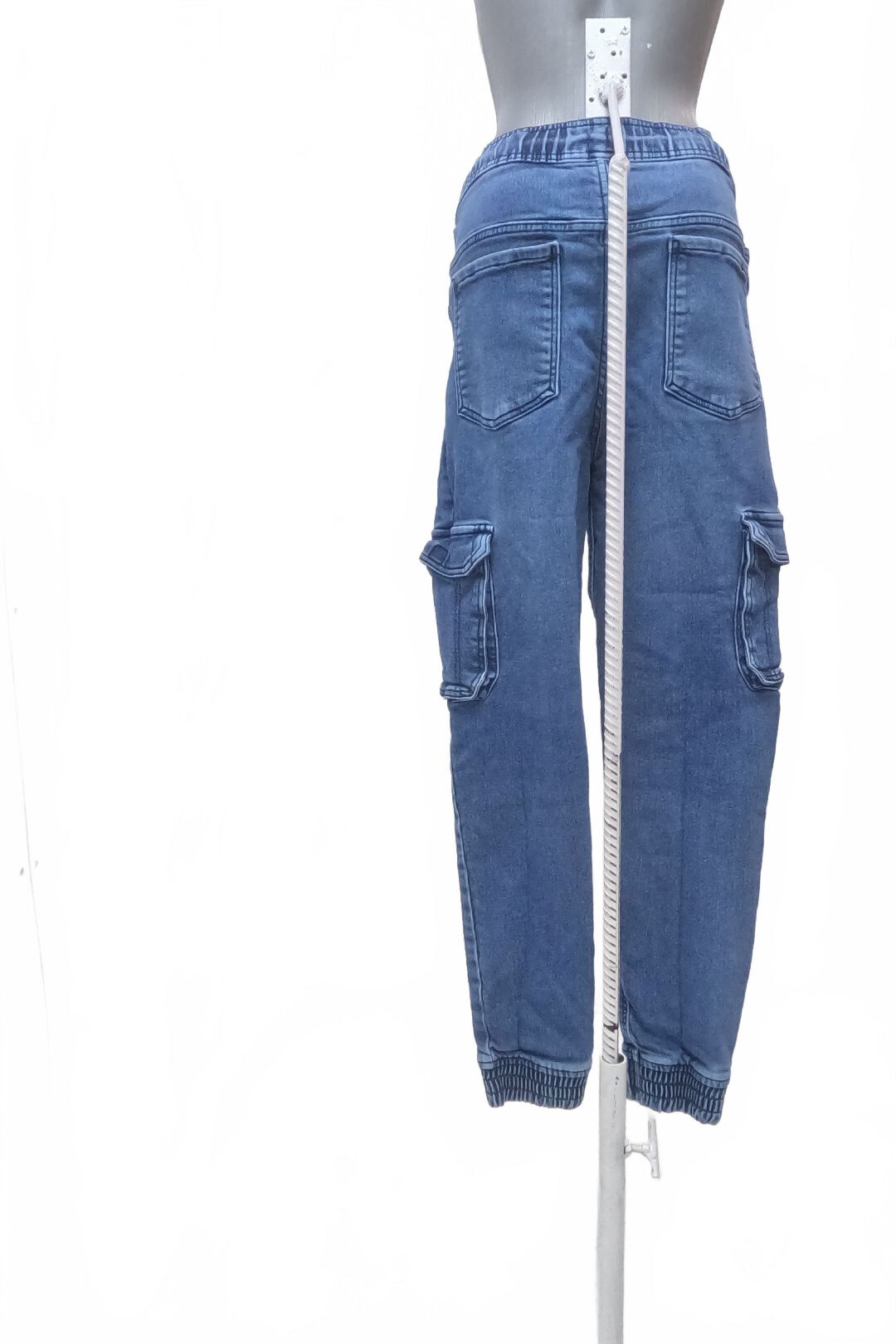 Chlapecké kalhoty F&F, barva denim, velikost 14-15 r