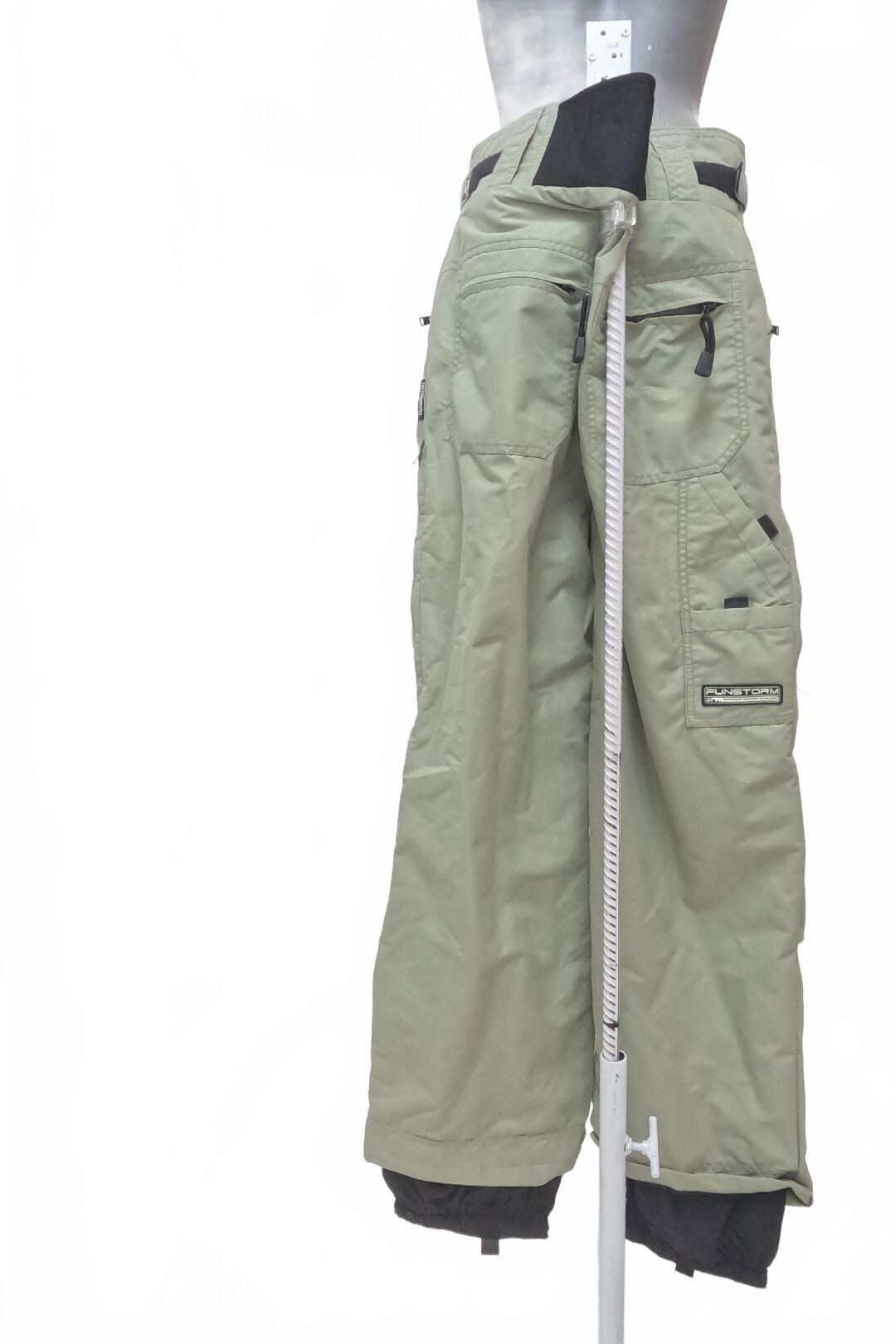 Pánské zimní kalhoty Funstorm, barva zelená, velikost L