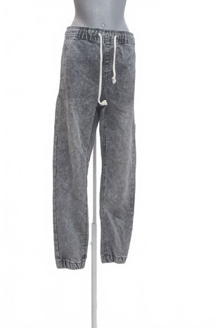 Pánské kalhoty Sinsay, barva šedá, velikost S