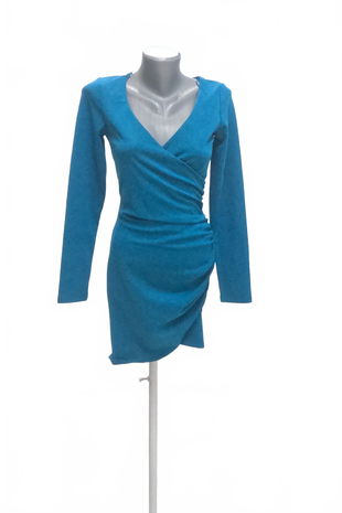 Dámske šaty Terranova, farba tyrkysová, veľkosť M