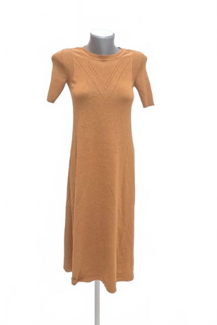 Dámske šaty Mohito, farba hnedá, veľkosť XS