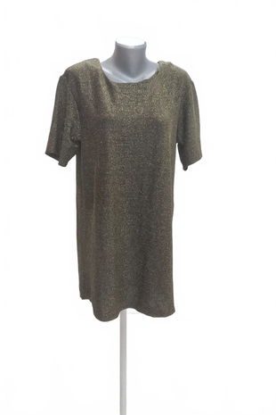 Dámske šaty Genesis, farba zlatá, veľkosť 42