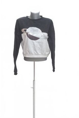 Dievčenská mikina Genesis bez potlače, farba viacfarebná, veľkosť 158