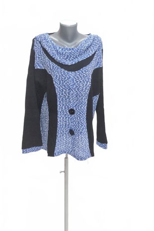 Dámský svetr Benter, barva vícebarevná, velikost 4XL