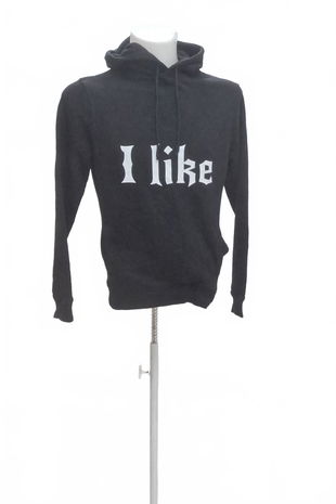 Pánská mikina Genesis s potiskem, barva černá, velikost S