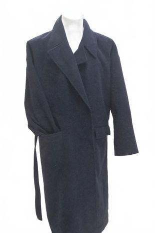 Pánský kabát Boohoo, barva modrá, velikost 2XL