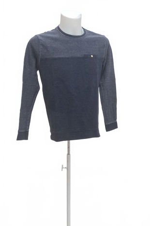 Pánská mikina Genesis bez potisku, barva modrá, velikost S