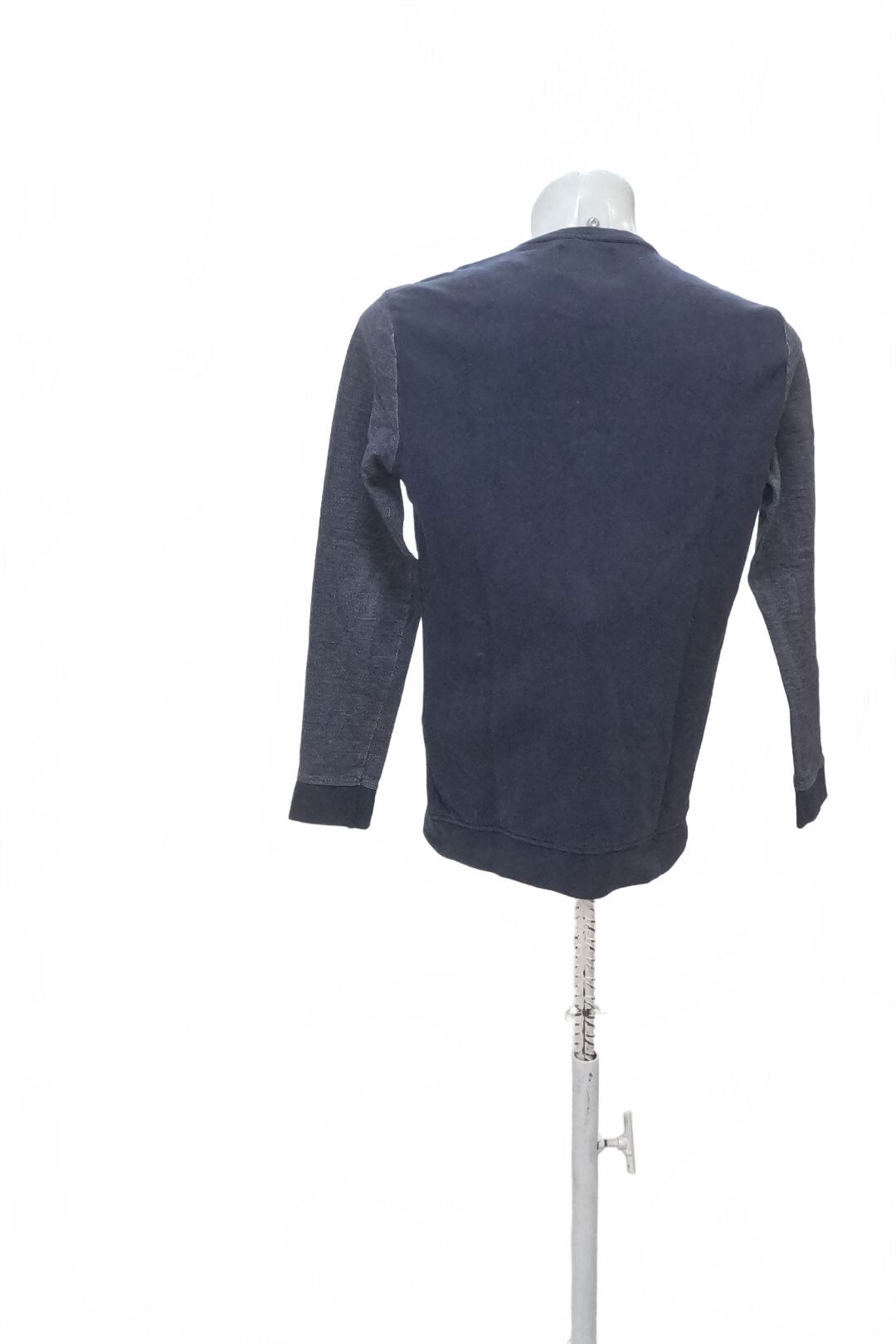 Pánská mikina Genesis bez potisku, barva modrá, velikost S