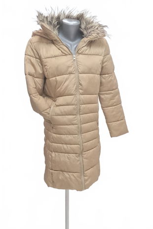 Dámska zimná bunda Beloved, farba béžová, veľkosť 40