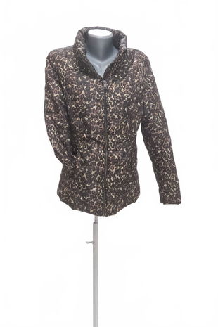 Dámska zimná bunda F&F, farba zvieracie vzory, veľkosť 40