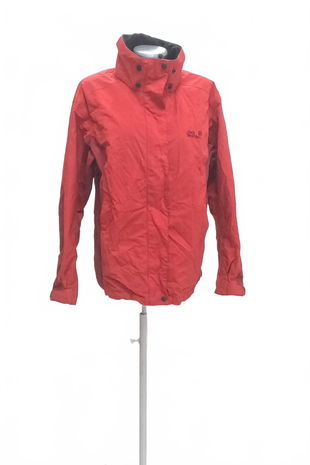 Dámska bunda Jack Wolfskin, farba červená, veľkosť L