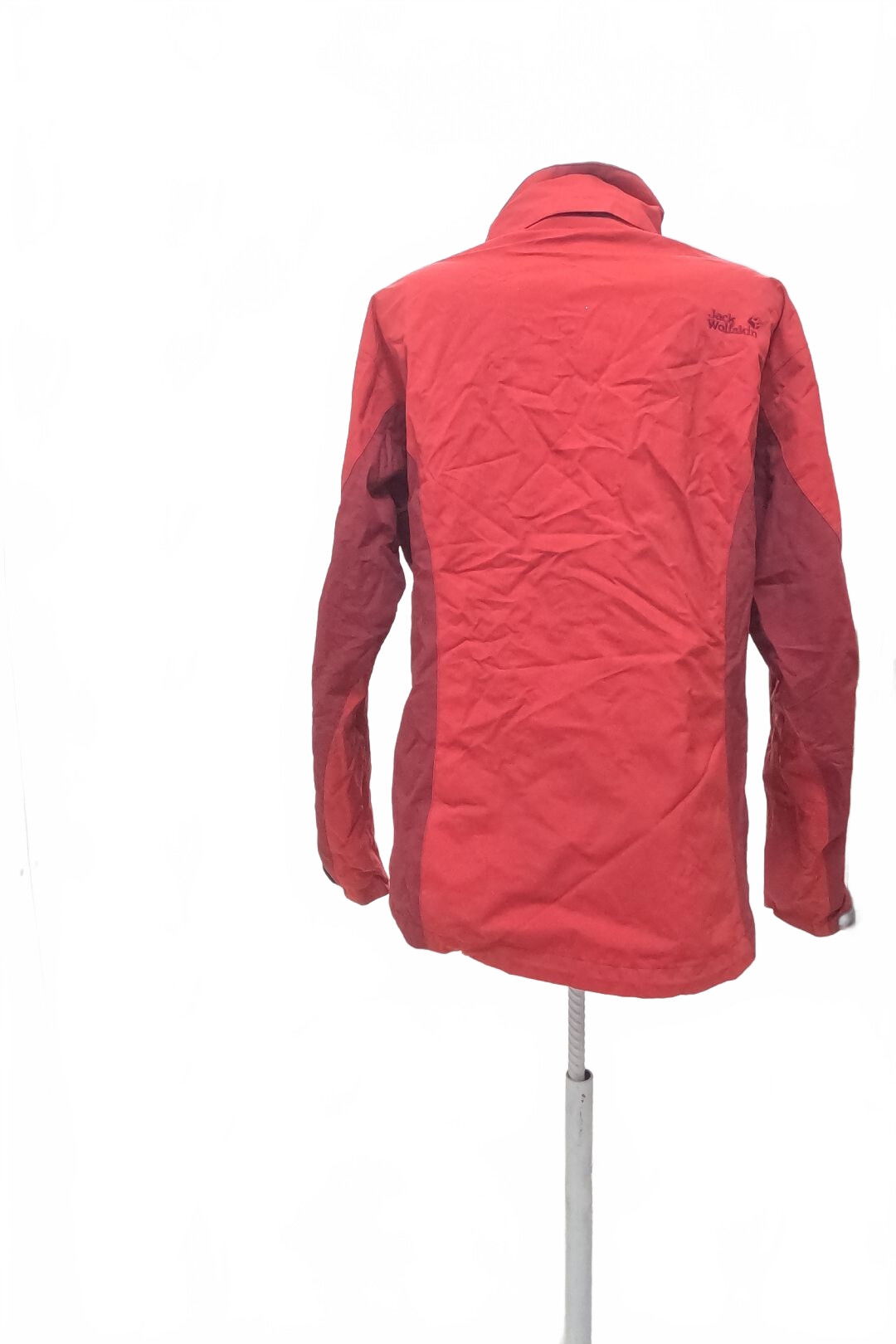 Dámska bunda Jack Wolfskin, farba červená, veľkosť L