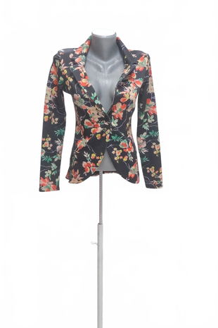 Dámske sako Boohoo, farba kvetovaná, veľkosť 36