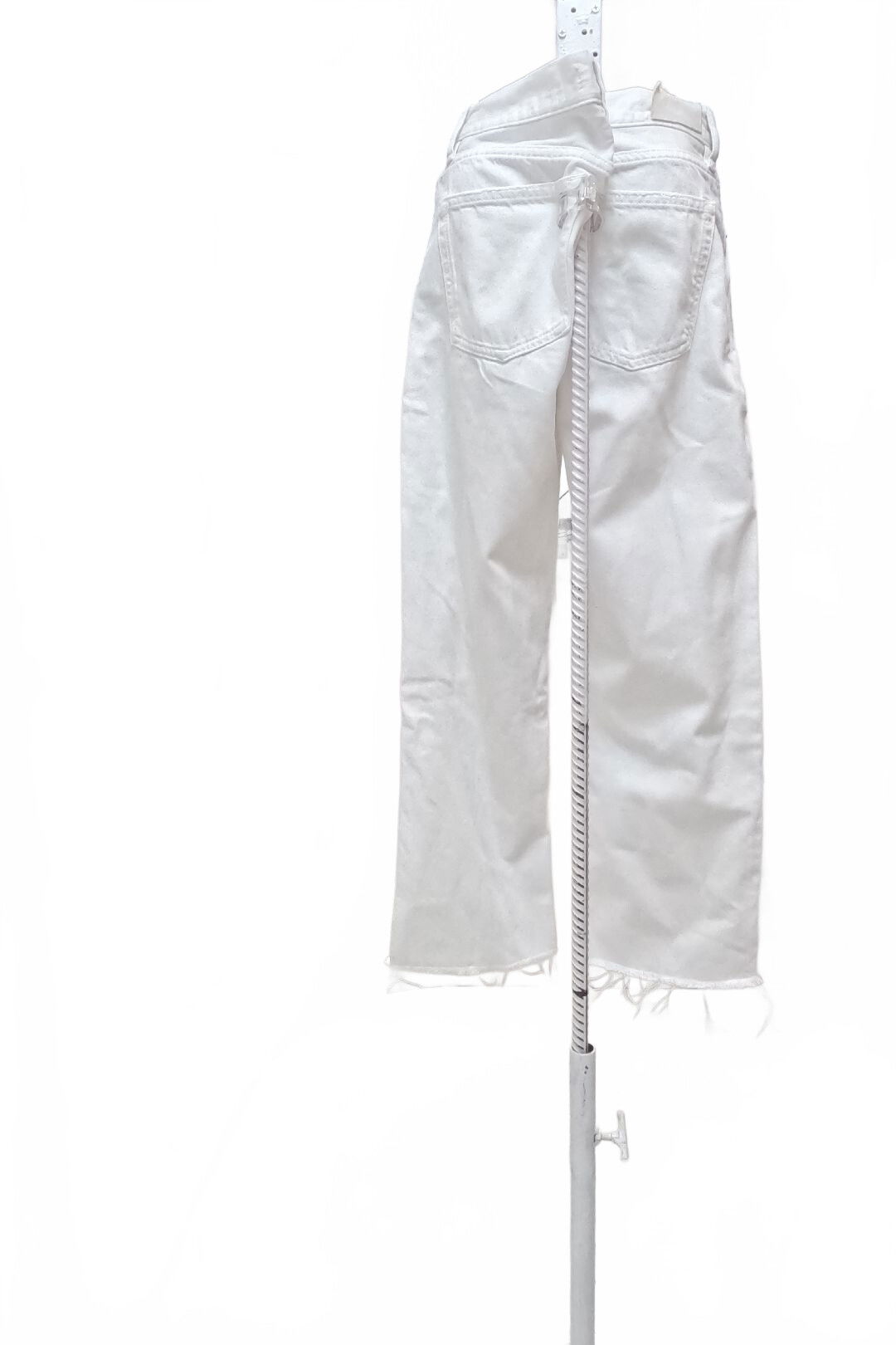 Dámske nohavice Mango, farba biela, veľkosť 40