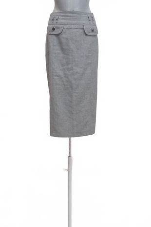 Dámska sukňa Marks & Spencer, farba sivá, veľkosť 40