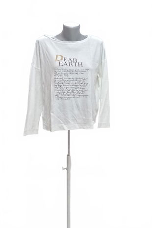 Dámske tričko S.oliver bez potlače, farba biela, veľkosť 38