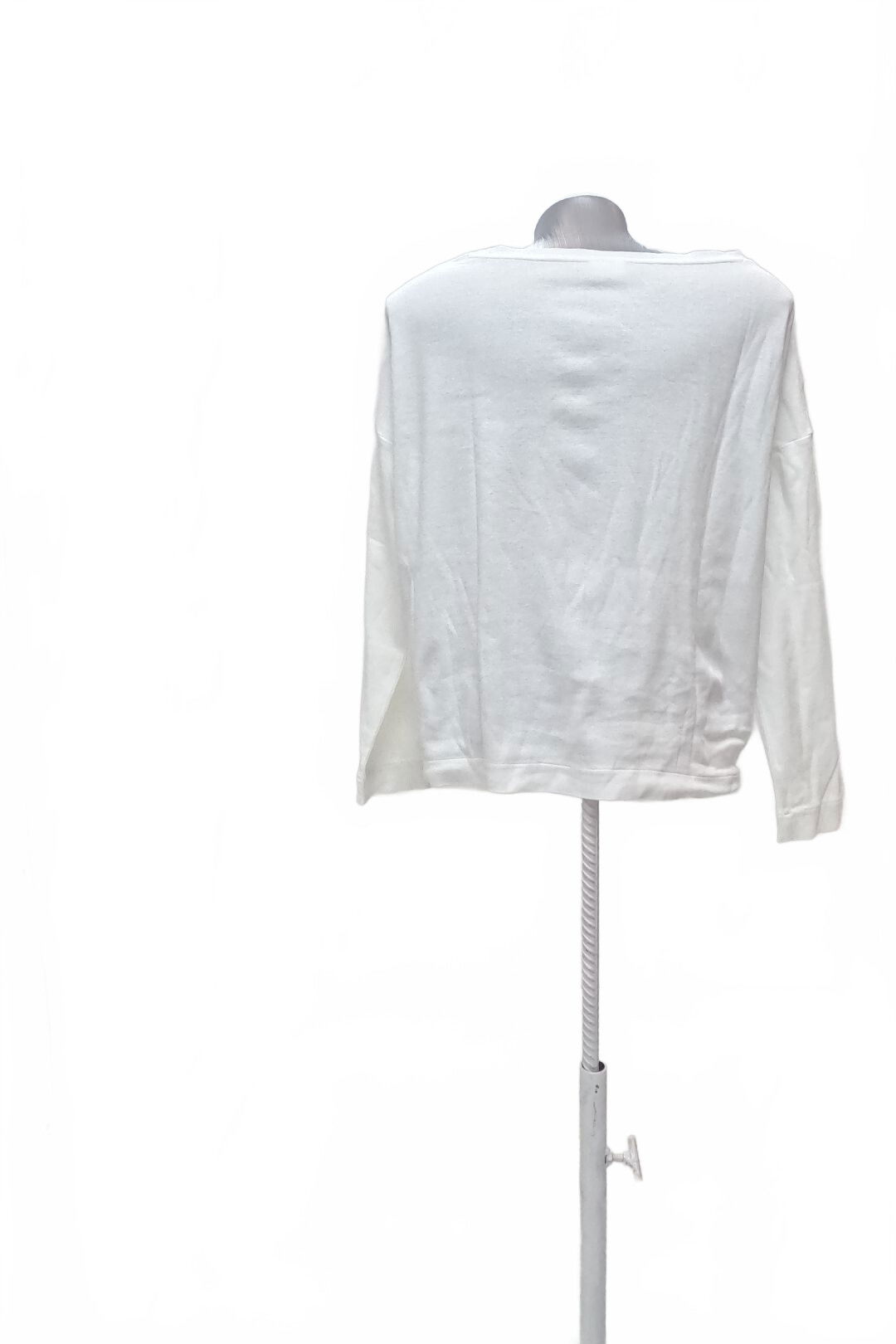 Dámske tričko S.oliver bez potlače, farba biela, veľkosť 38