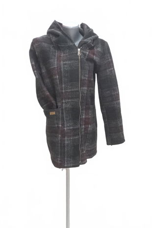 Dámsky kabát Made In Italy, farba vzorovaná, veľkosť M