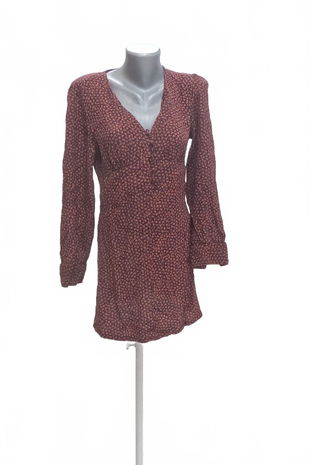 Dámske šaty Mango, farba vzorovaná, veľkosť M