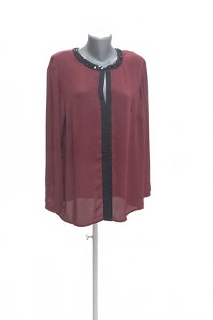 Dámska blúzka Bpc Selection, farba bordó, veľkosť L