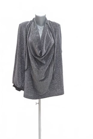 Dámská halenka Shein, barva stříbrná, velikost 3XL