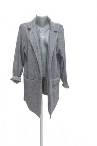 Dámské sako F&F, barva šedá, velikost 46