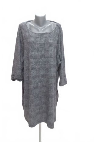 Dámské šaty Janina, barva šedá, velikost 54