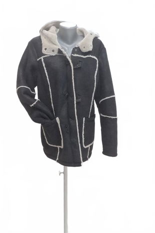 Dámsky kabát Yessica, farba čierna, veľkosť 42