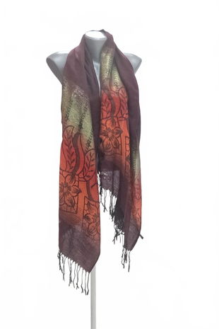 Dámský šátek Genesis, barva vzorovaná