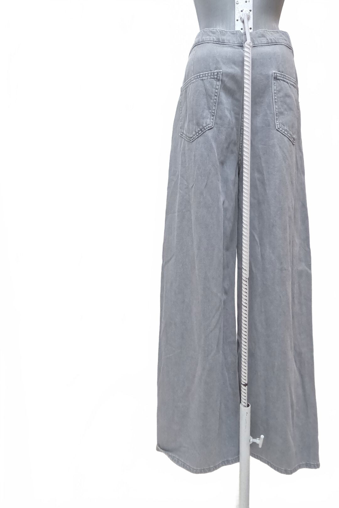 Dámske nohavice Even&Odd, farba sivá, veľkosť 34