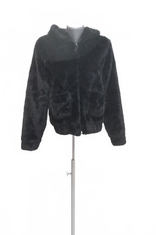 Dievčenská bunda H&M, farba čierna, veľkosť 158