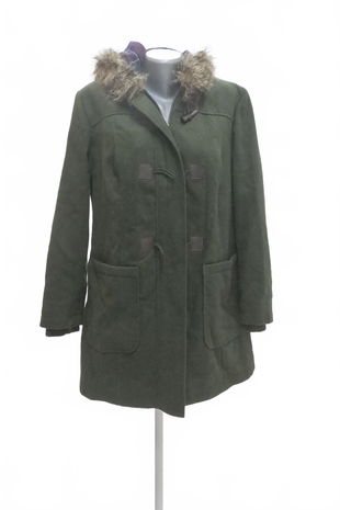 Dámský zimní kabát Bpc Bonprix Collection, barva khaki, velikost 46