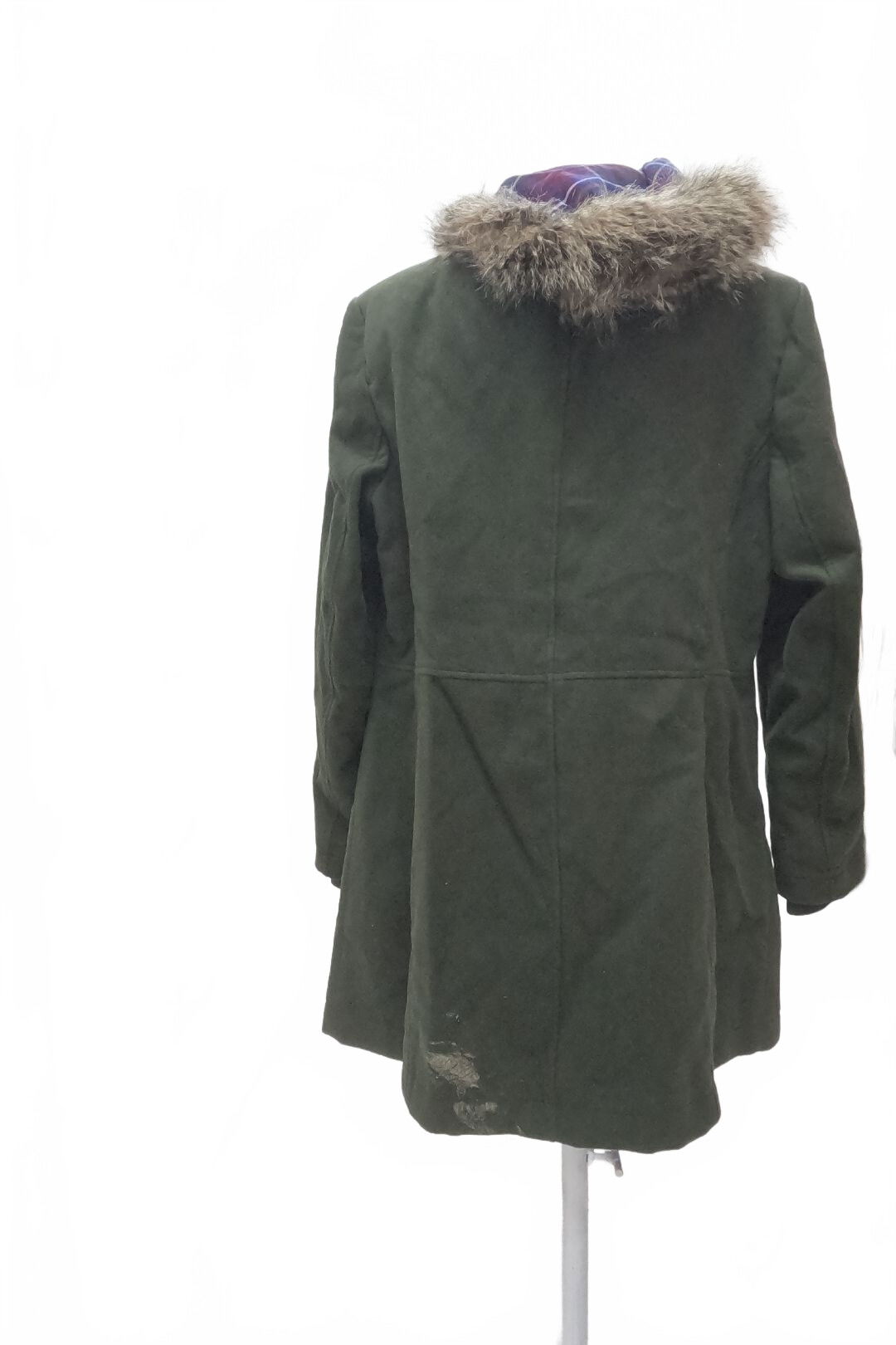 Dámský zimní kabát Bpc Bonprix Collection, barva khaki, velikost 46