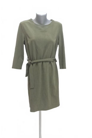 Dámske šaty Amisu, farba khaki, veľkosť 38