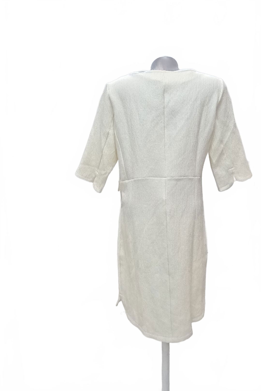 Dámske šaty Promod, farba biela, veľkosť M