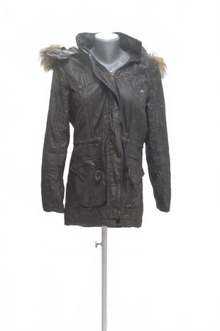 Dámska zimná bunda George, farba hnedá, veľkosť 38