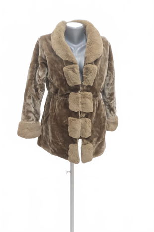 Dámsky zimný kabát Genesis, farba hnedá, veľkosť S