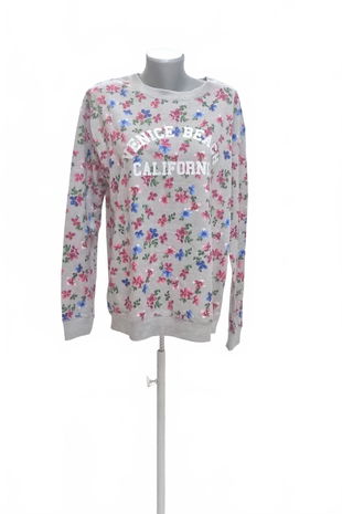 Dámska mikina Terranova s potlačou, farba kvetovaná, veľkosť L