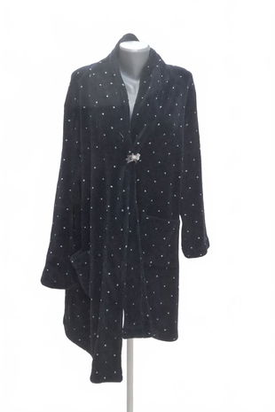 Dámský župan C&A, barva modrá, velikost XL