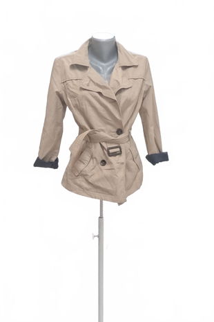 Dievčenský kabát C&A, farba béžová, veľkosť 170