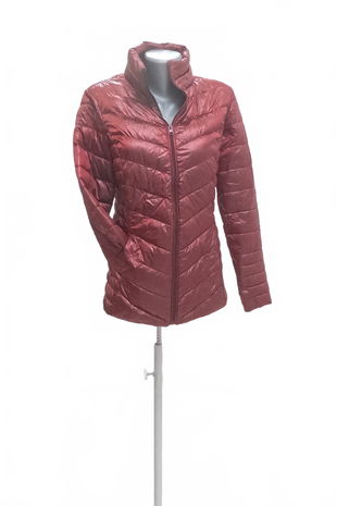 Dámska bunda C&A, farba červená, veľkosť 36