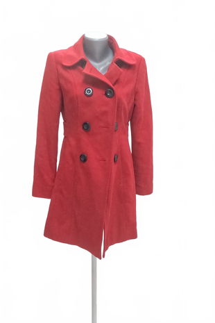 Dámsky kabát Yessica, farba červená, veľkosť 36