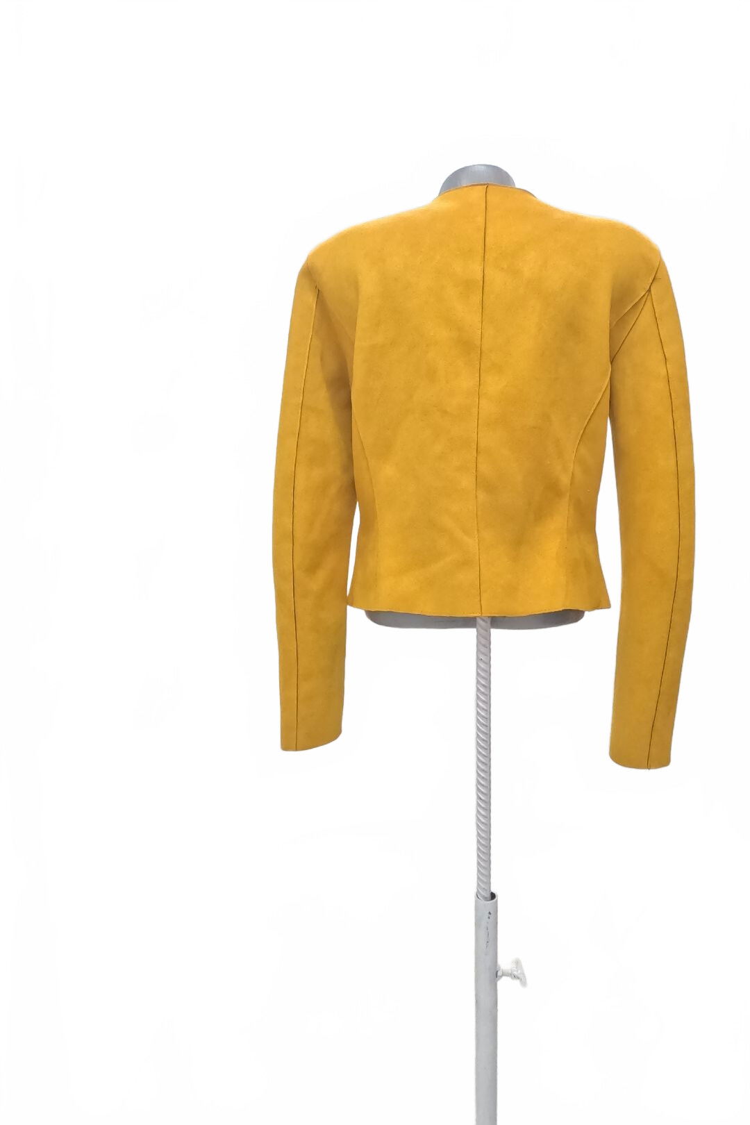 Dámska bunda Jean Pascale, farba žltá, veľkosť 38