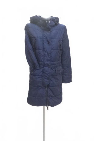 Dámska zimná bunda Oodji, farba modrá, veľkosť 34