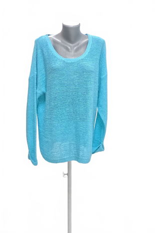 Dámsky sveter Esmara, farba tyrkysová, veľkosť L