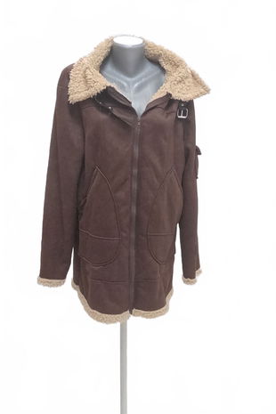 Dámska bunda Genesis, farba hnedá, veľkosť M